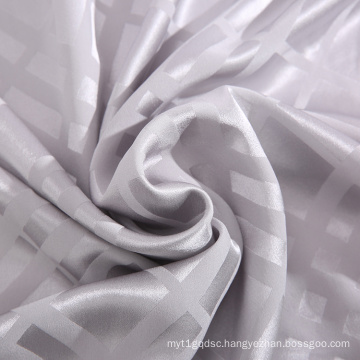 Plain simple style customized color 20 M/M jacquard 100 silk fabric custom